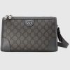 Replica Gucci GG Unisex Ophidia GG Messenger Bag Beige Ebony GG Supreme Canvas 15