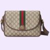 Replica Gucci GG Women Diana Small Tote Bag Double G Brown Cuir Leather 13