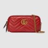 Replica Gucci GG Women GG Marmont Mini Bag Matelassé Chevron Leather 4