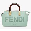 Replica Fendi Women FF Fendi First Medium Fendace Gold-Colored Leather Bag Appliqués 13