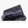 Replica Fendi Women FF First Small Blue Marbled Fabric Bag