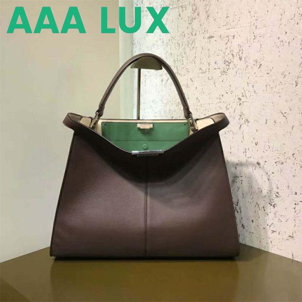 Replica Fendi Women Peekaboo X-Lite in Leather Bag 3