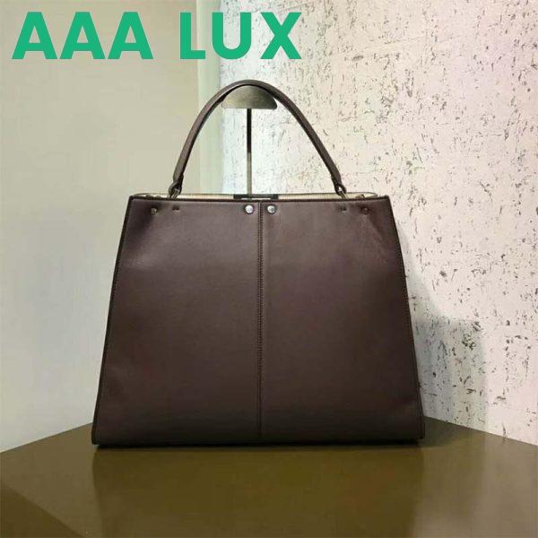 Replica Fendi Women Peekaboo X-Lite in Leather Bag 4