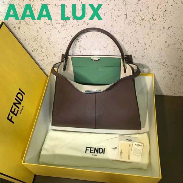 Replica Fendi Women Peekaboo X-Lite in Leather Bag 5