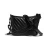 Replica Chanel Women Chanel’s Gabrielle Small Hobo Bag in Aged and Smooth Calfskin-Black