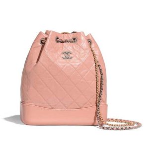 Replica Chanel Women Chanel’s Gabrielle Small Hobo Bag in Aged Smooth Calfskin-Pink 2