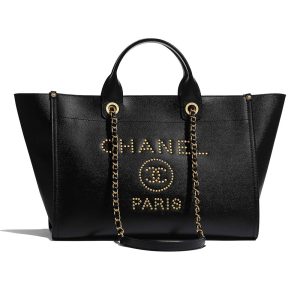 Replica Chanel Women Chanel’s Large Tote Shopping Bag in Grained Calfskin Leather-Black 2
