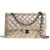 Replica Chanel Women Flap Bag Lambskin & Gold-Tone Metal-Navy 13