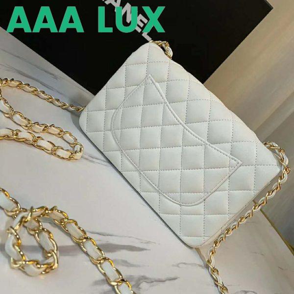 Replica Chanel Women Small Flap Bag Grained Calfskin & Gold-Tone Metal 5