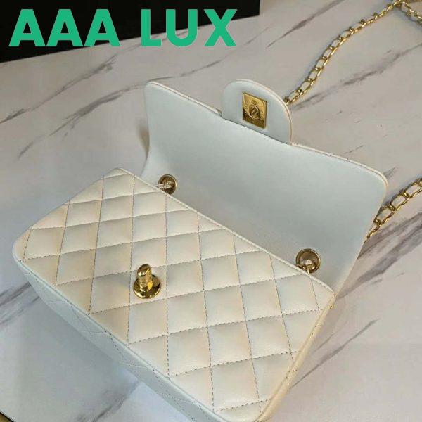 Replica Chanel Women Small Flap Bag Grained Calfskin & Gold-Tone Metal 6