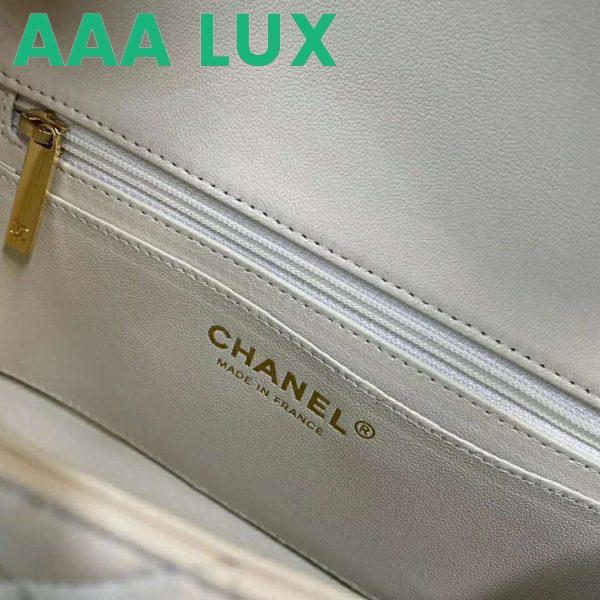 Replica Chanel Women Small Flap Bag Grained Calfskin & Gold-Tone Metal 11