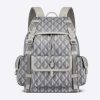 Replica Dior Unisex CD Gallop Messenger Bag Beige Black Oblique Jacquard Grained Calfskin 14