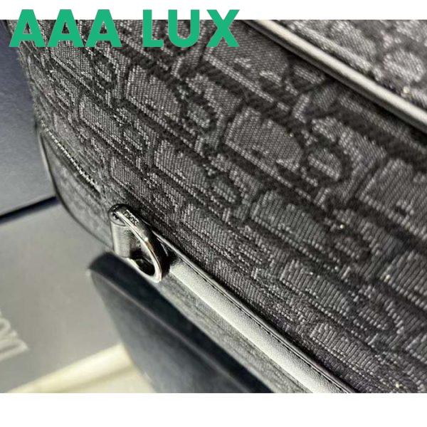 Replica Dior Unisex CD Lingot 50 Bag Black Dior Oblique Jacquard 8