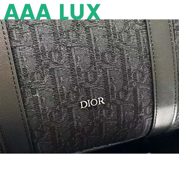 Replica Dior Unisex CD Lingot 50 Bag Black Dior Oblique Jacquard 9