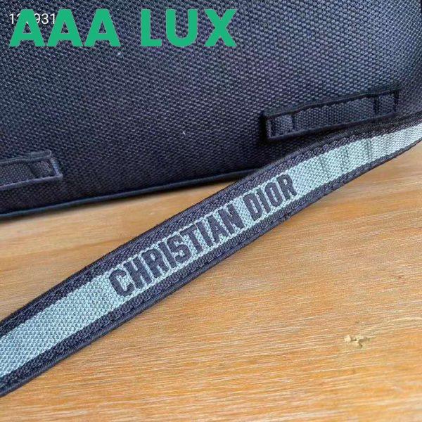 Replica Dior Unisex Diorcamp Bag Blue Multicolor Tie & Dior Embroidery ‘Christian Dior’ 11