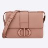 Replica Dior Women 30 Montaigne Bag in Ultramatte Grained Calfskin-Pink