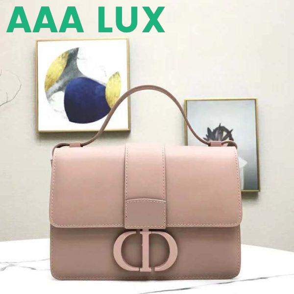 Replica Dior Women 30 Montaigne Bag in Ultramatte Grained Calfskin-Pink 4