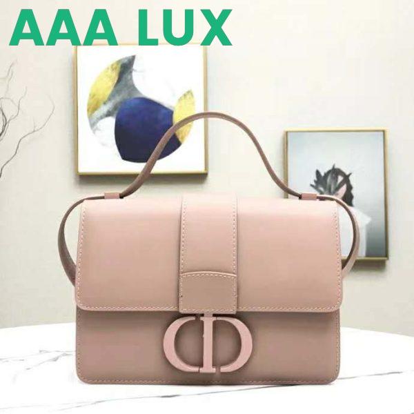 Replica Dior Women 30 Montaigne Bag in Ultramatte Grained Calfskin-Pink 6