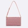 Replica Dior Women CD Dior Dream Bag Ethereal Pink Cannage Cotton Bead Embroidery
