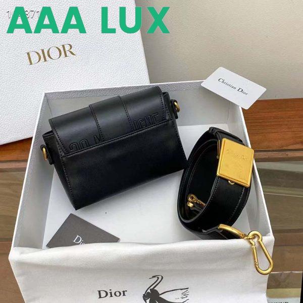 Replica Dior Women CD 30 Montaigne Bag Black Box Calfskin 7