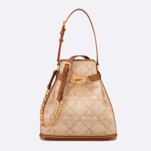 Replica Dior Women CD Medium C’est Dior Bag Natural Cannage Raffia 2
